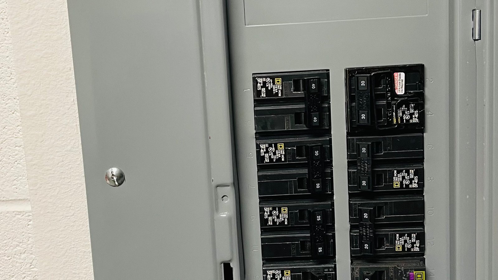 Electrical breaker panel work by RM ELECTRIC LLC